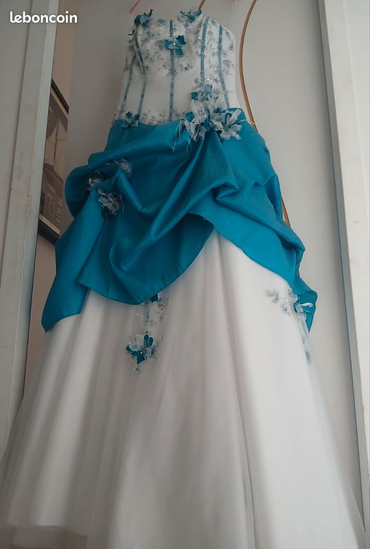 Dream Sister Jane - Robe D'ensemble De Mariée Mi-longue à Volants Et Nud Ivoire
