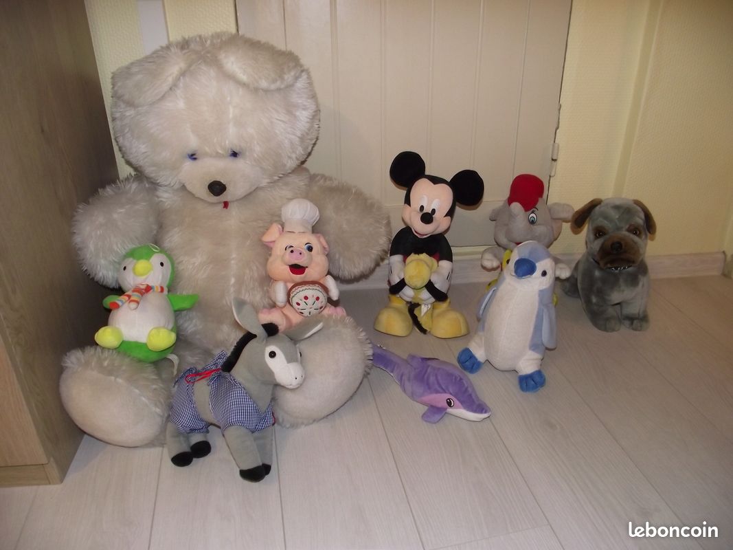 Lot de 9 peluches (image 1)