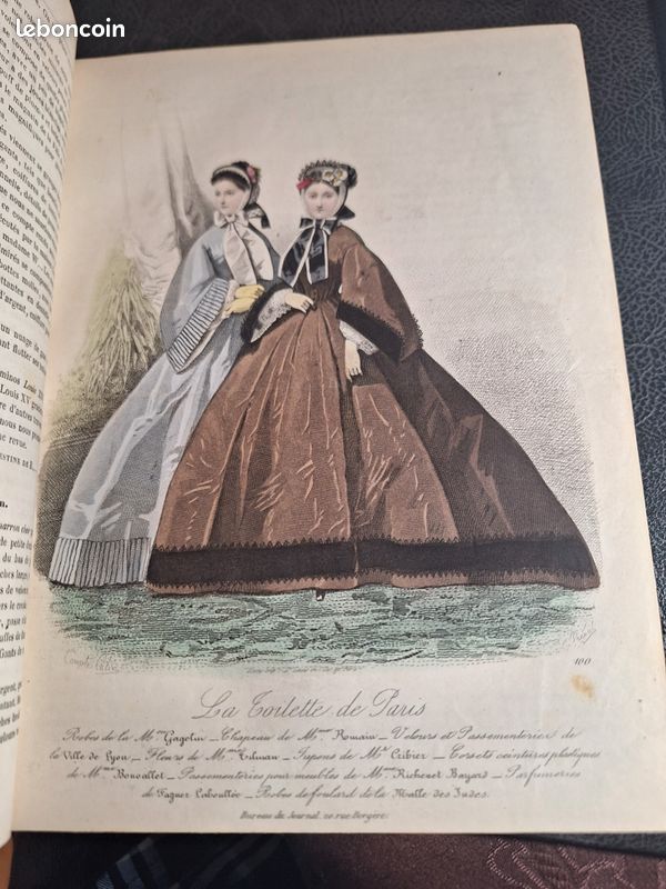 Fascicules mode : toilette à Paris 1862/63 (image 5)
