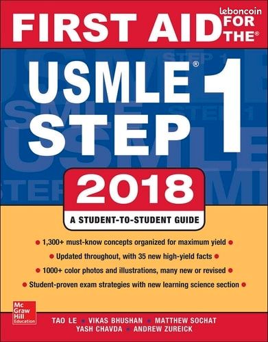 First aid for USMLE STEP 1 2018 (image 1)