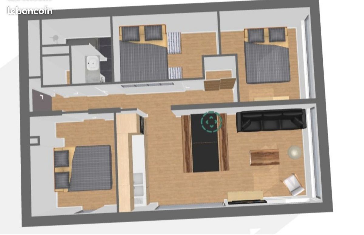 Appartement 8 personnes la plagne aime 2000 skis aux pieds (image 4)