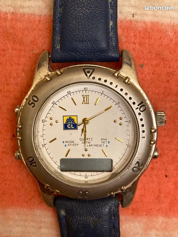 Montre Publicitaire Crédit Lyonnais Tour De France 1998 - Collector Cyclisme - Fabriquée En France