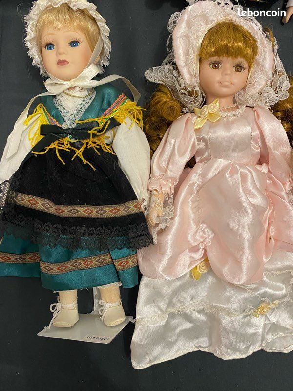 Poupees tete porcelaine d'occasion - Collection