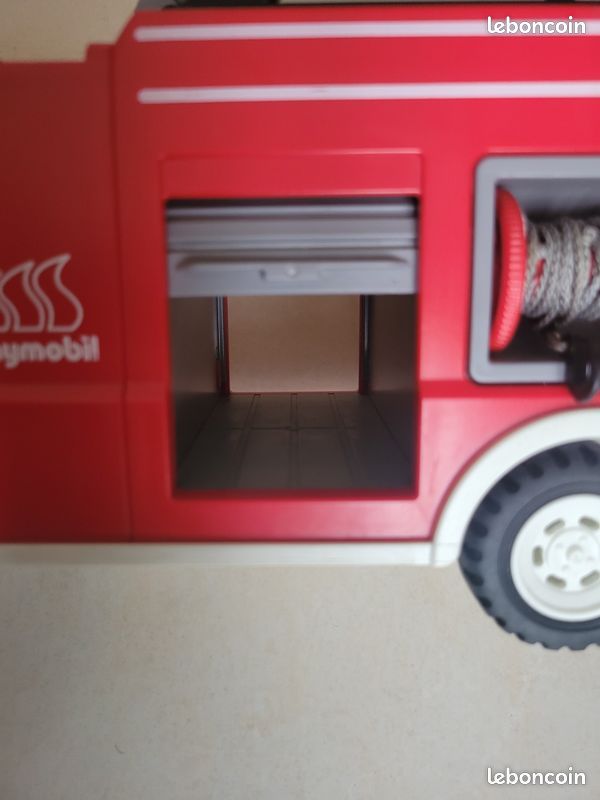 Vintage 1996 Playmobil 3879 Camion de Pompier Échelle UNITÉ 52 Camion Seulement