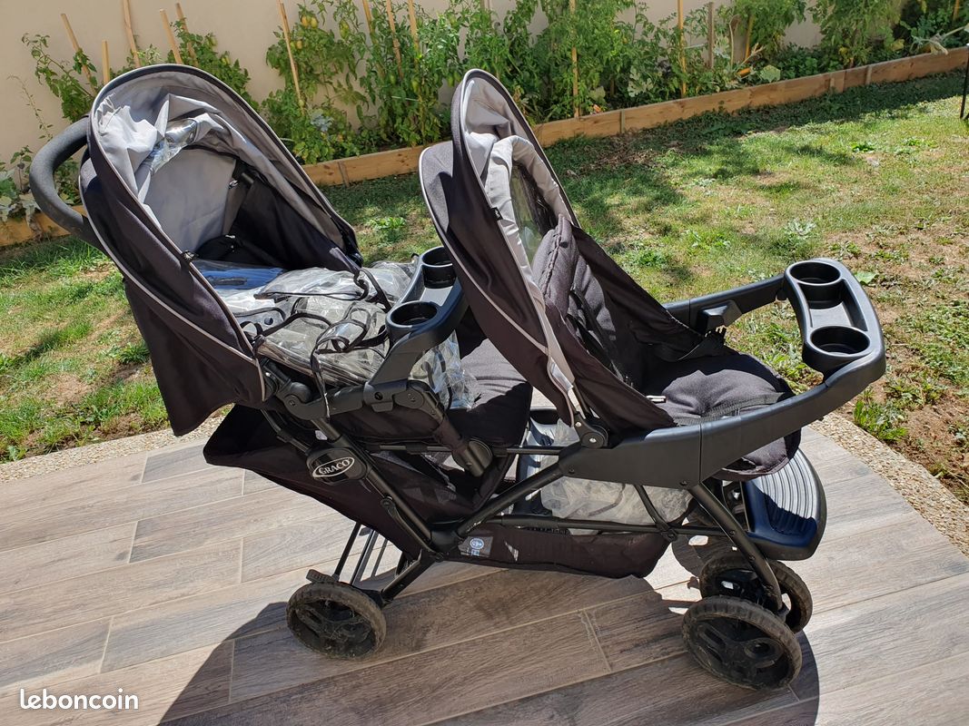 Poussette double GRACO stadium duo click Équipement bébé