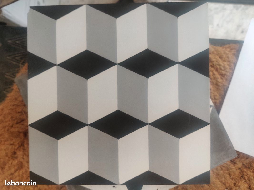 Carreaux ciment vintage 0,48 m2 (image 1)