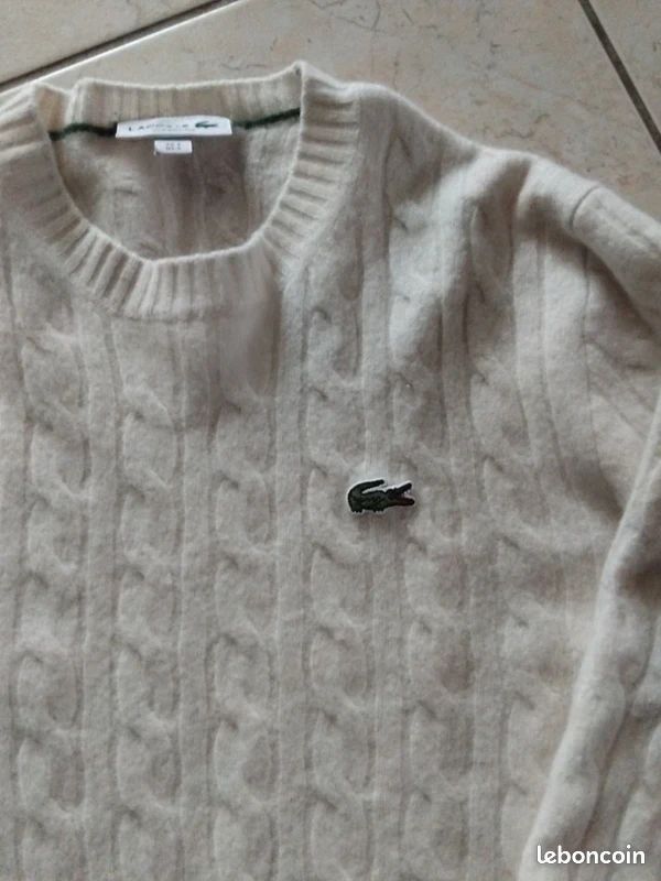 Pull en laine lacoste t S (image 3)