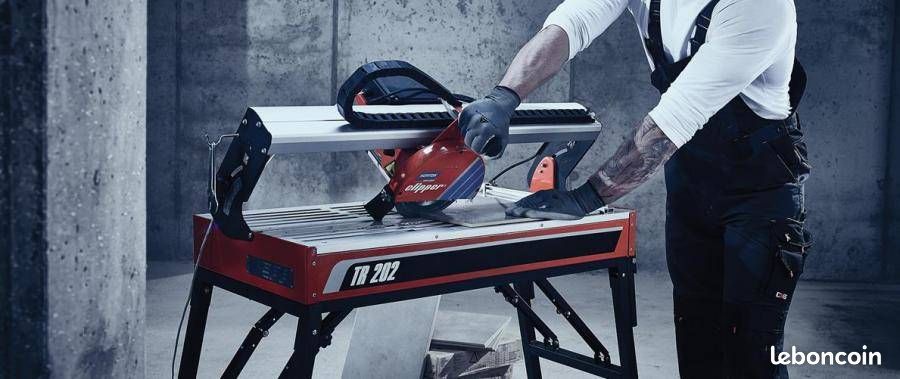 Scie à Carrelage ZIPPER ZI-FS115 - Électrique, 500W, 230V, Découpe De Pierre Et Carrelage