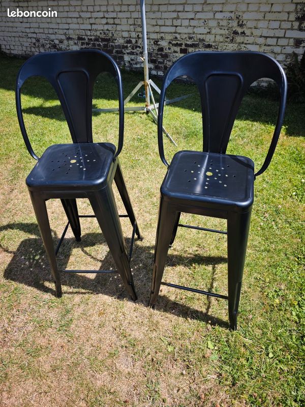 Tabouret de Bar noir (image 1)