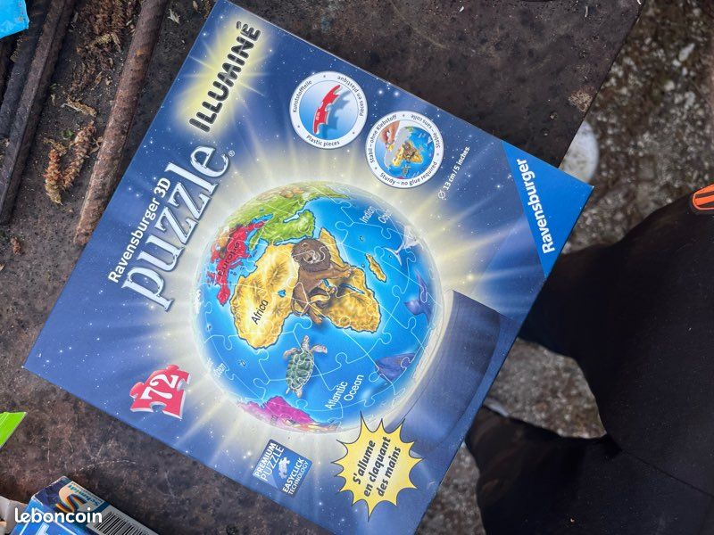 Puzzle ball 3D lumineux globe terrestre (image 2)