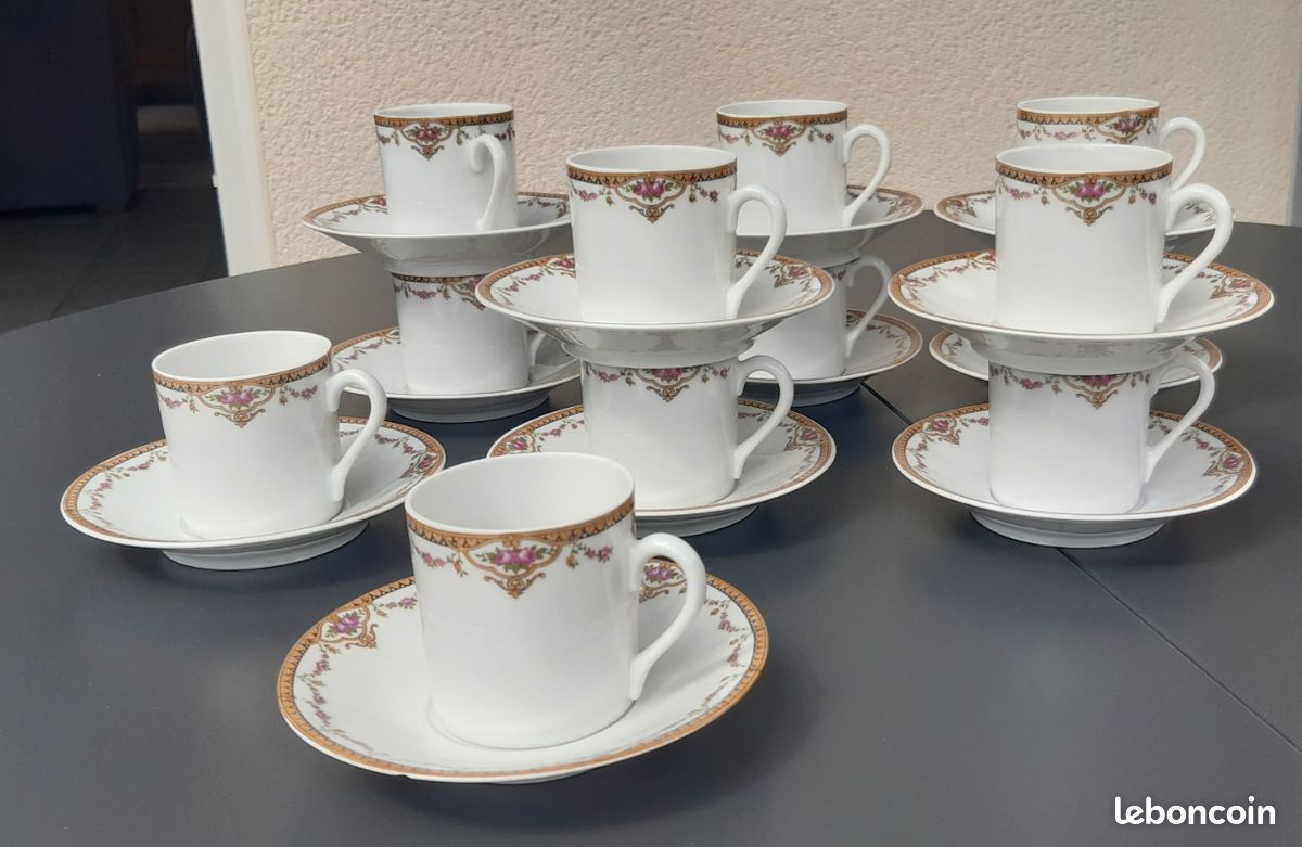 Ensemble 12 tasses café (image 1)