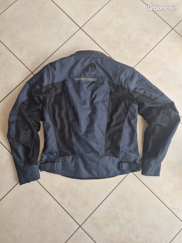 Blouson Moto été (mesh) Furygan Mistral Evo - Taille 2xl - Bleu Marine (sans protections) (image 2)