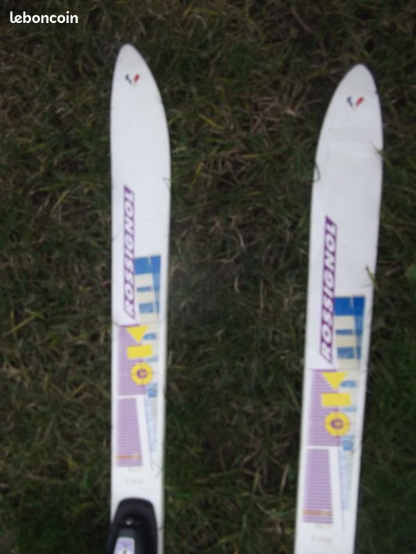 Paire de skis 1.38 m vintage (image 3)
