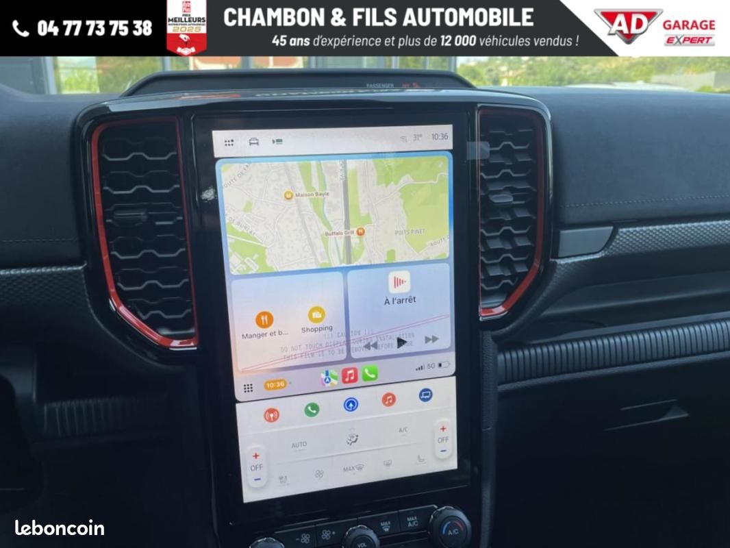 Ford Ranger DOUBLE CABINE 2.0 ECOBLUE 210 CH BVA10 RAPTOR Prix : 56658 HT SANS MALUS (image 8)