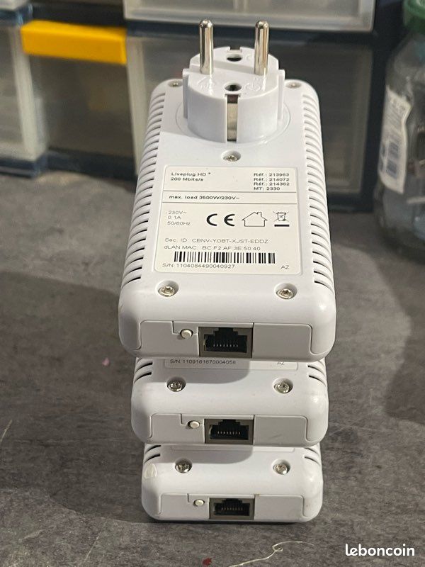 Adaptateur CPL Orange Liveplug HD 200Mbit/s – Fonctionne – Occasion