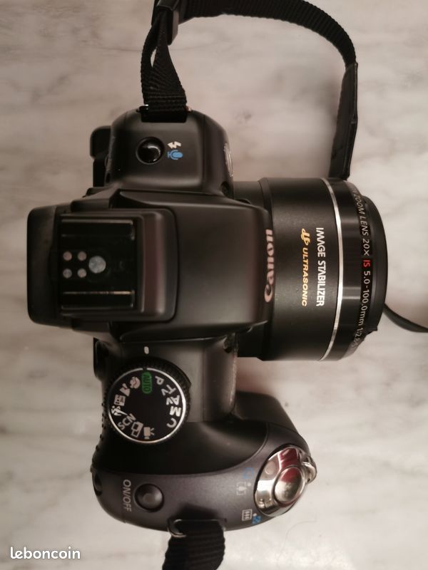 Canon PowerShot SX10 IS – Appareil Photo Compact 10MP, Zoom 20x, état Fonctionnel