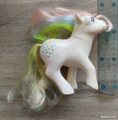 Mon Petit Poney G1 Sweet Tooth Lollipop 1987 Hasbro Hong Kong - Vintage
