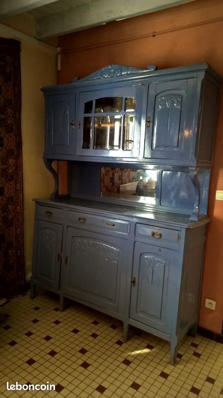 Beau vaisselier en bois, ancien et original (image 3)