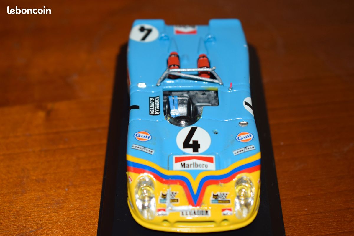 Porsche 908/2 #4 - 7th LM 1973 G Ortega/F. Merello GULF 1/43 (image 2)