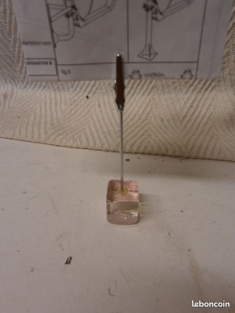 2 Portes photos en forme de cube transparent et une vache (image 4)