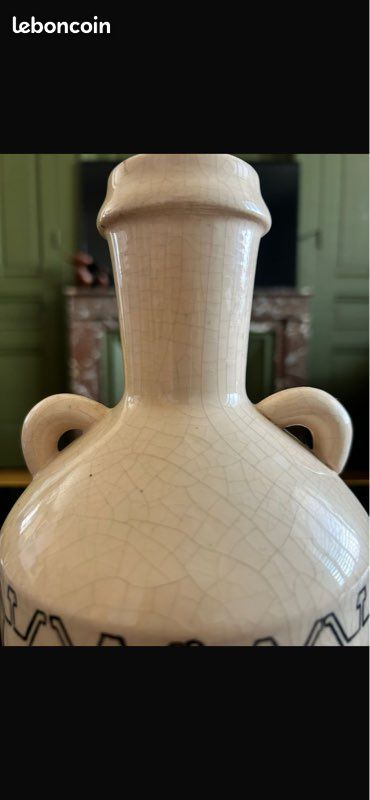 Vase vintage en céramique craquelée (image 7)