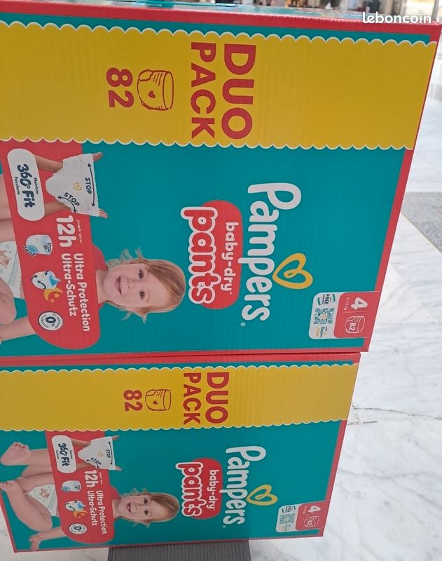 164 pampers pants baby dry taille 4 (image 1)