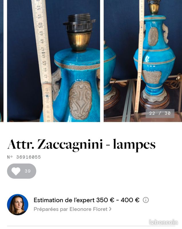 Lampe Urbano Zaccagnini (image 7)