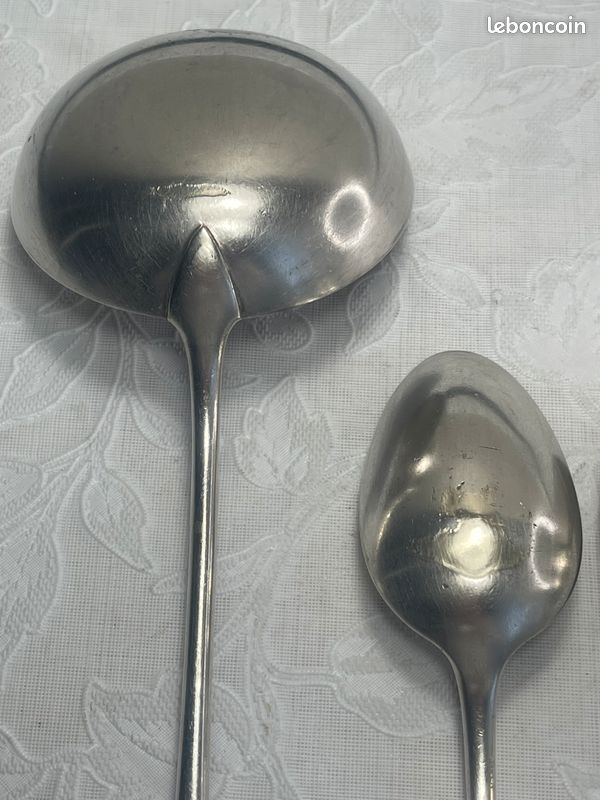 COUVERTS MÉTAL ARGENTÉ poinçon Orfèvre Paris Christofle EUR 150,00 - FR