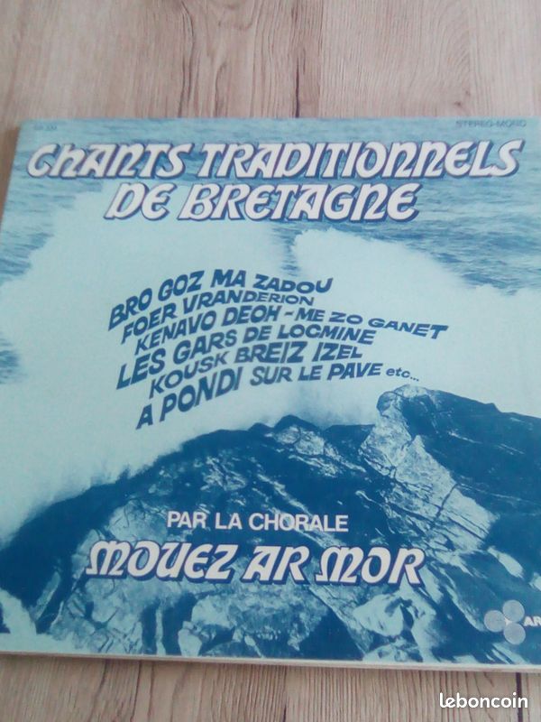 Vinyle 33 tours chants de Bretagne (image 1)