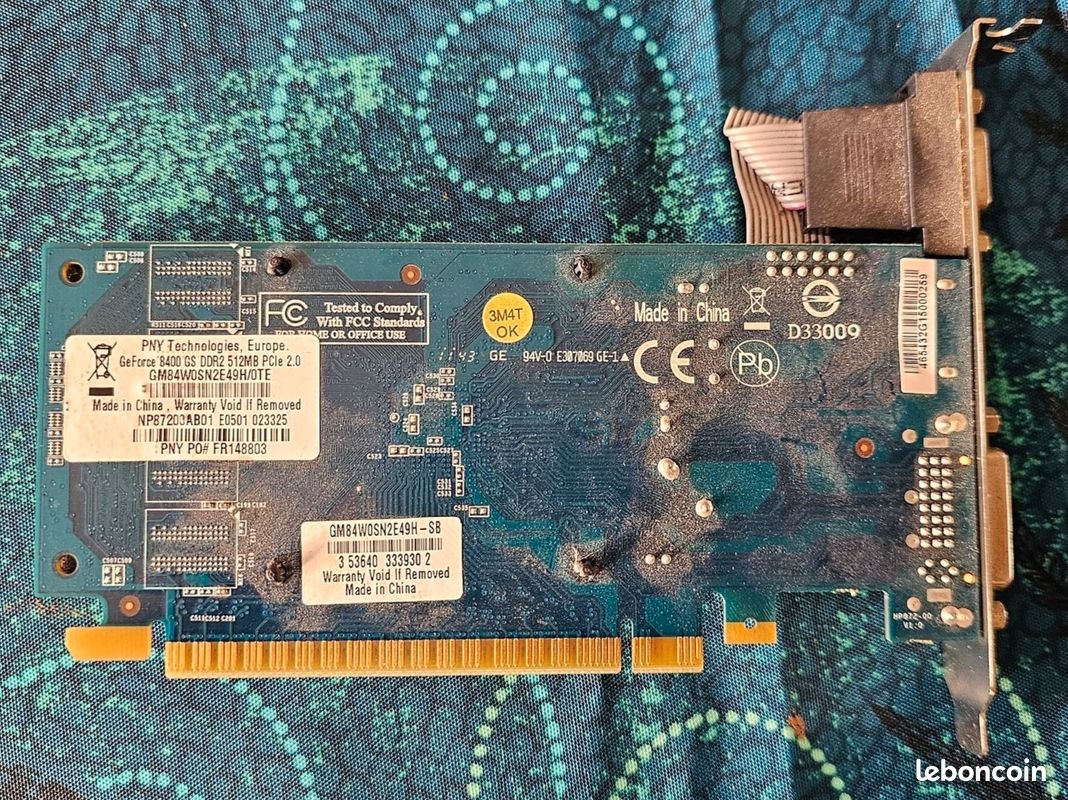 Carte Graphique NVIDIA GeForce 8400 GS - 512 Mo - Silencieuse (Fanless) (image 4)