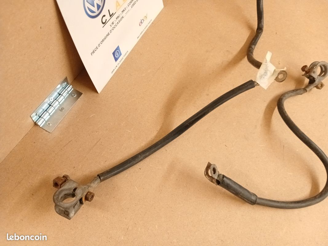 Faisceau câble de masse et + batterie vw corrado golf 2 3 (image 2)