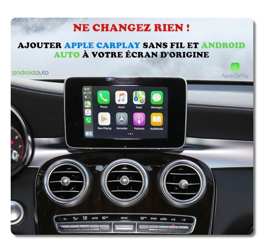 Boîtier CarPlay Android Auto - Équipement auto