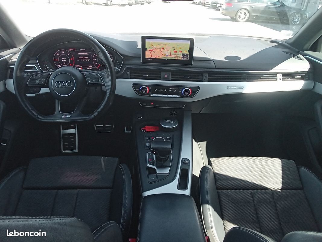 AUDI A4 AVANT 2.0 TDI 190 S tronic 7 Quattro S line / VENTE DESTINÉE UNIQUEMENT A PROFESSIONNEL DE L'AUTOMOBILE (image 21)