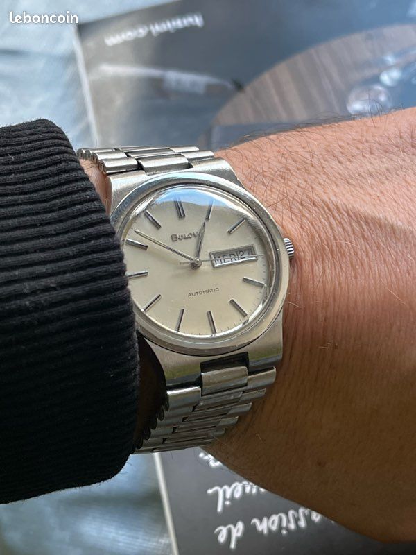 Montre Bulova day date automatic N9 Montres Bijoux