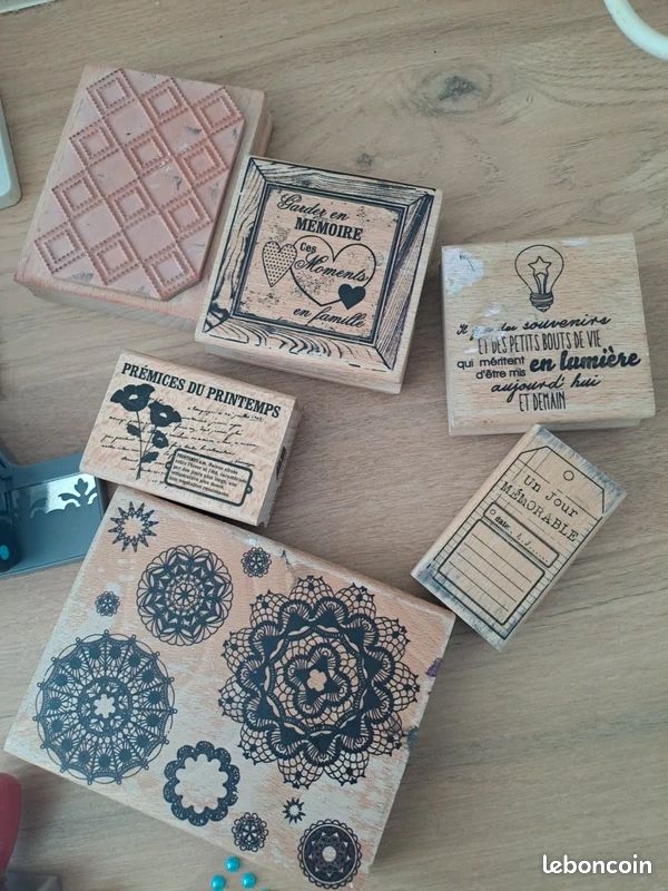 🎨✨ Gros lot de matériel de scrapbooking – Tampons & perforatrices ✨🎨 (image 4)