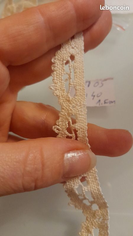 Galon coton beige (image 2)