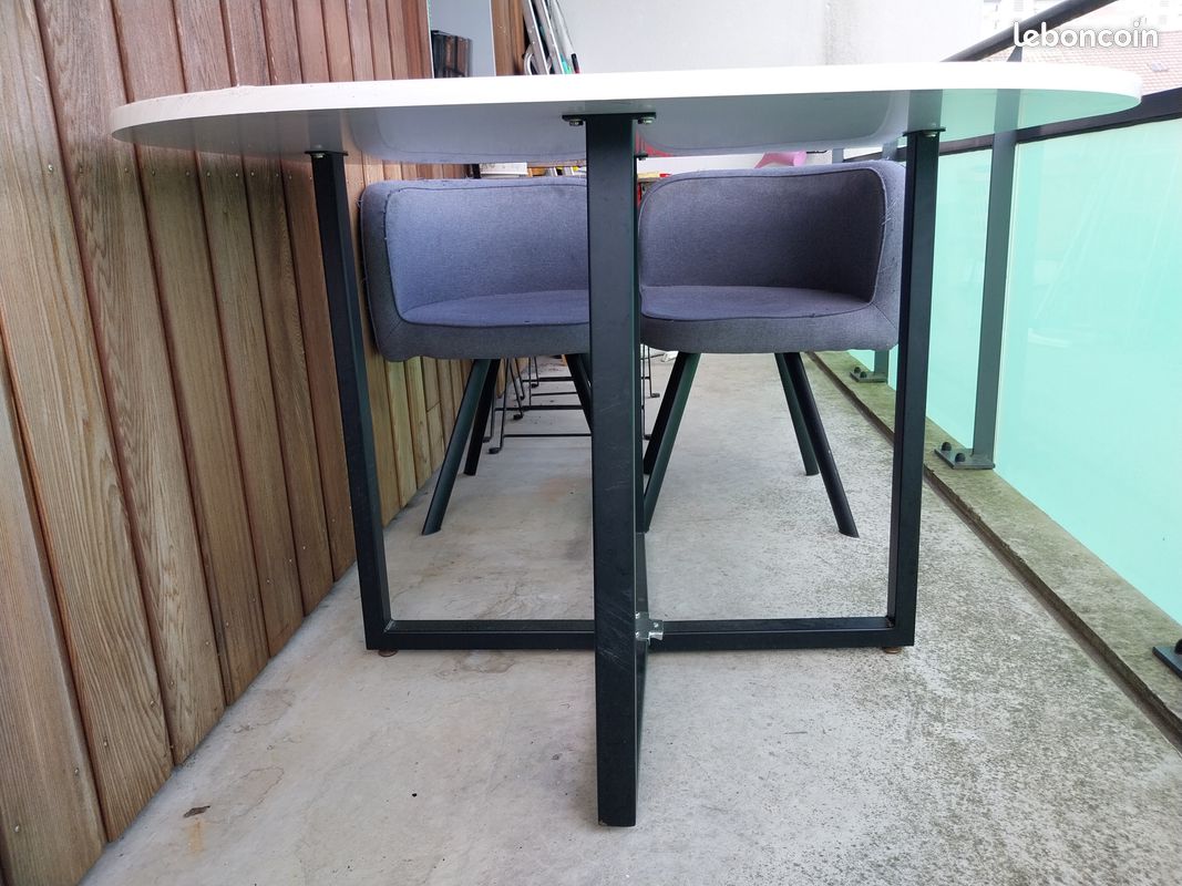 Table + 4 chaises encastrables (image 13)