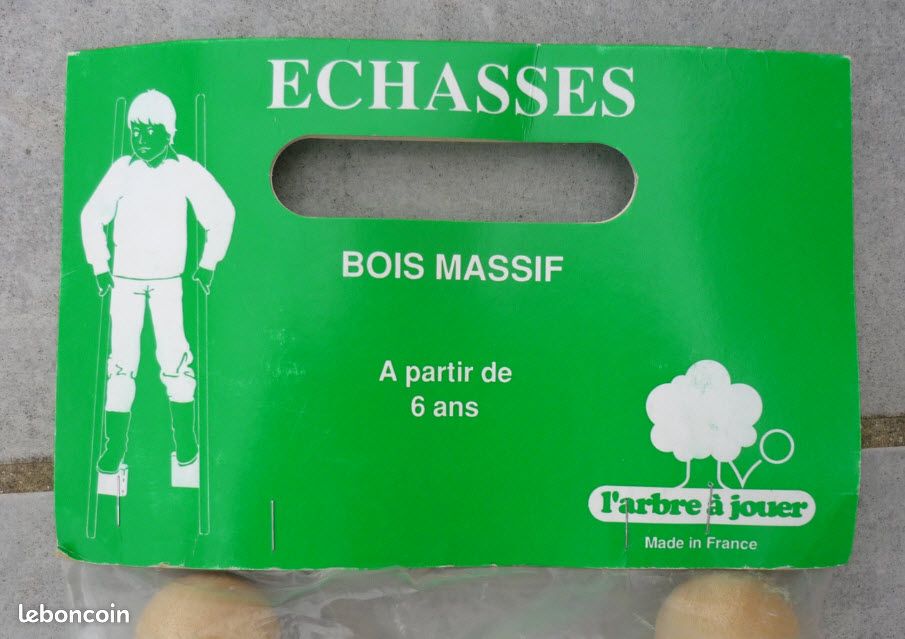 Goki Échasses En Bois Réglables Pour Enfants - Hauteur Max 177 Cm - Charge 70 Kg - Antidérapant - Dès 5 Ans - Équilibre Et Coordination