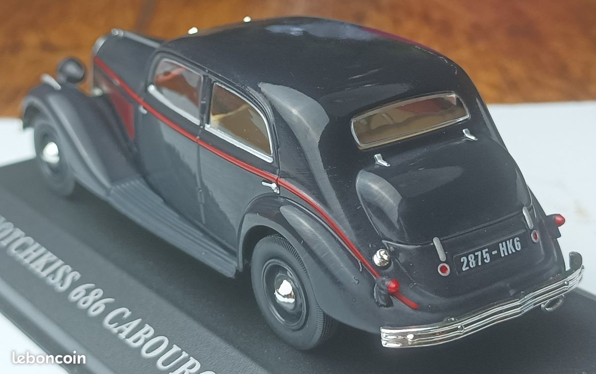 Modèle Réduit Hotchkiss 686 Cabourg 1936 Marine Nationale 1/43 - IXO, Neuf En Boîte Originale