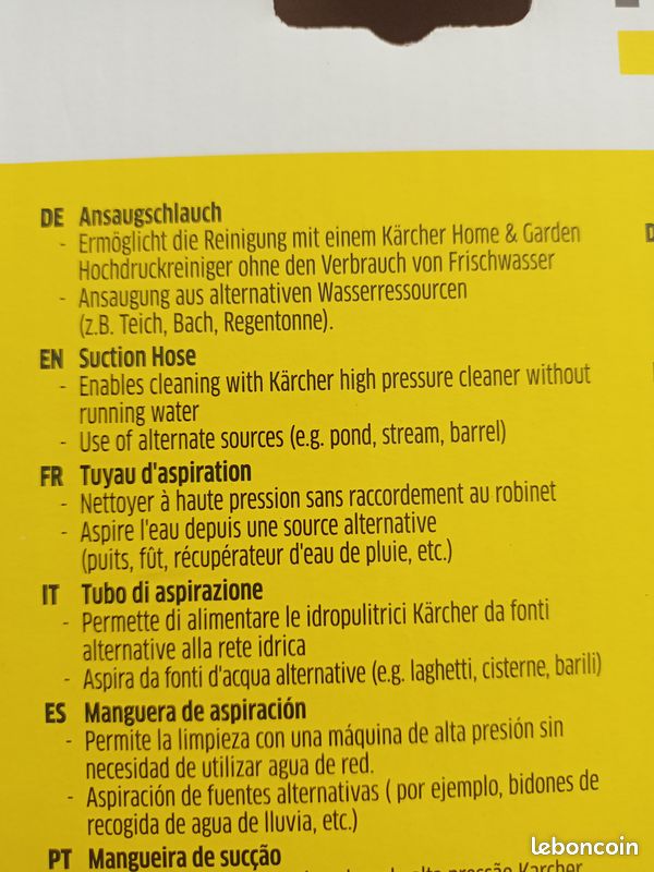 Tuyau aspiration Karcher (image 3)