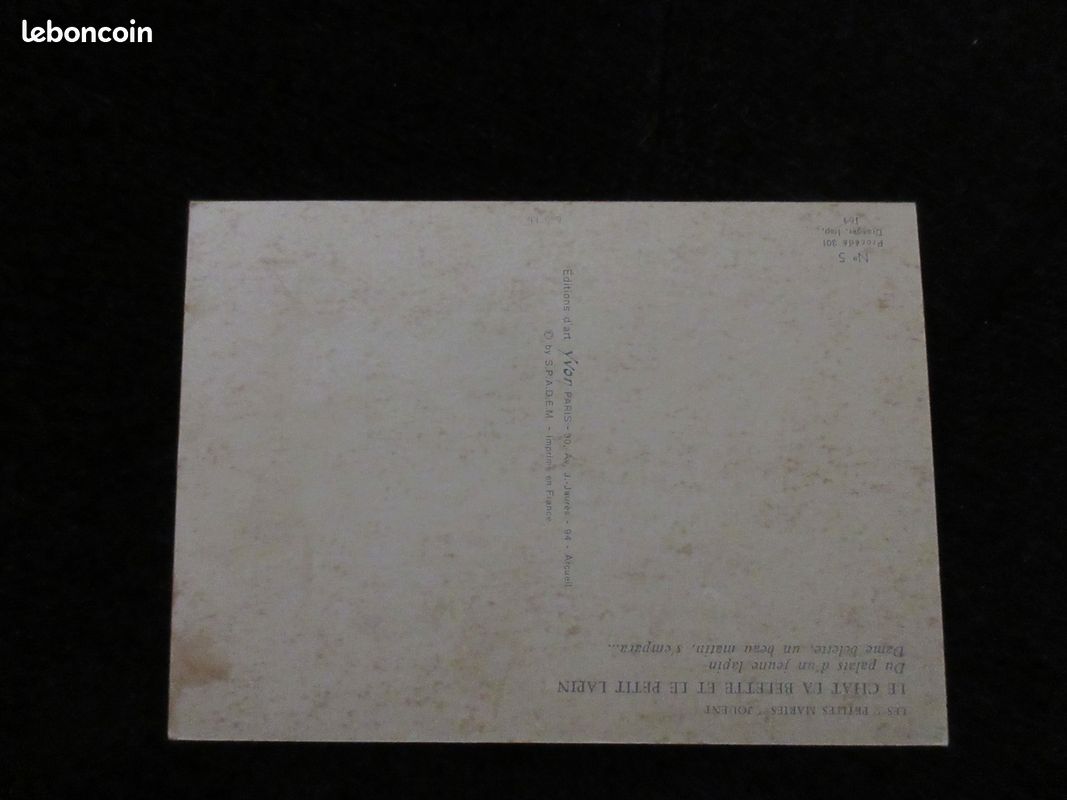 Cartes postales - Fables de La Fontaine - Collection