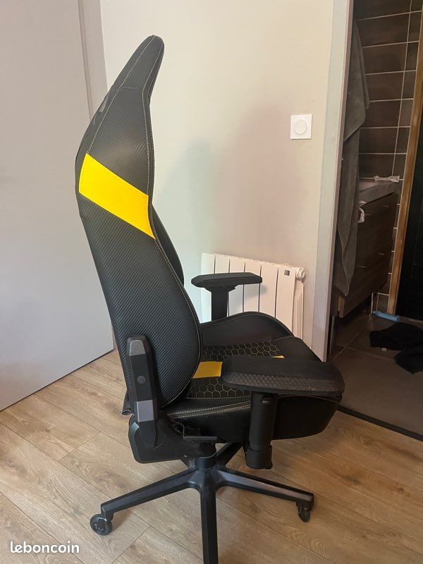 Chaise Corsair T2 Road Warrior Noir et jaune (image 2)