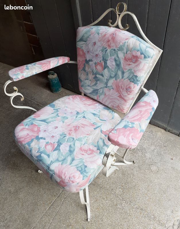 Fauteuil fer forgé (image 4)