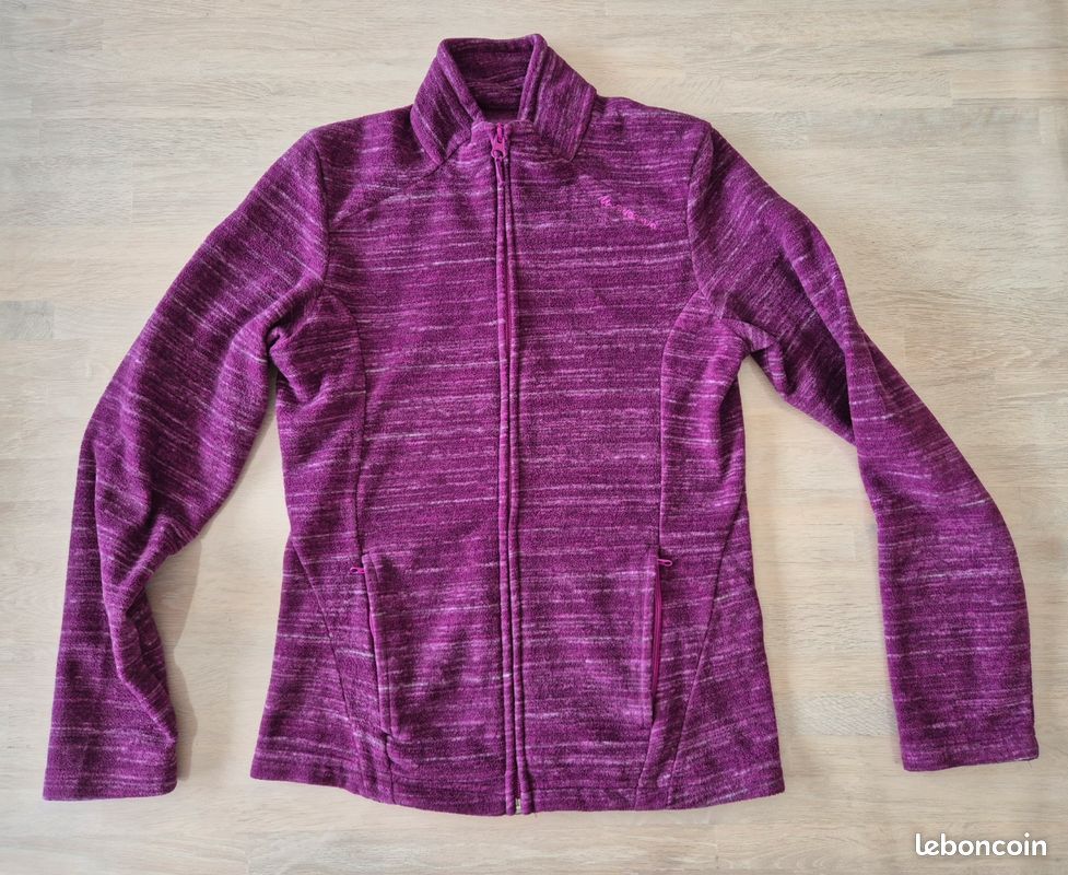 Polaire Fille Gap Taille 11-12 Ans - Bleu/violet - Fermeture éclair Devant - Très Bon état