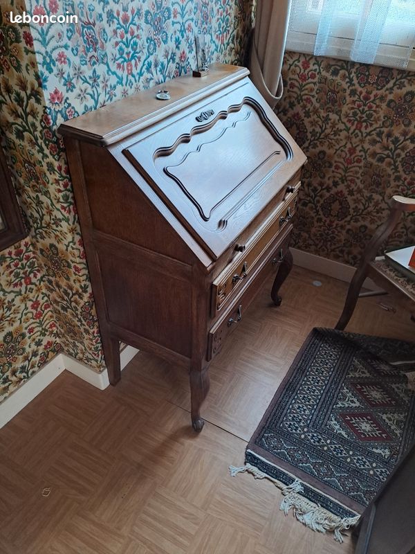 Secrétaire dos d'âne vintage (image 1)