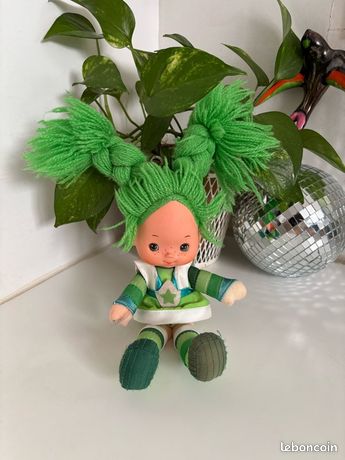 Rainbow Brite - Mattel - Poupée 23cm - Patty O'Green / Verdarine  Boite Canada  Azurine   P Image 528899 Grande