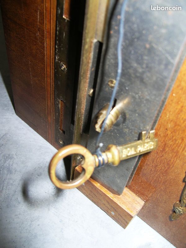 Lot de 2 serrures ; anciennes ; double pênes ; armoire ; quincaillerie (image 8)