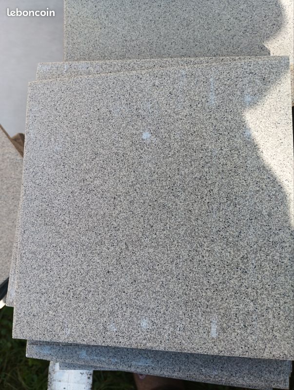 8m2 carrelage 20/20 intérieur/extérieur neuf gris clair moucheté 60 le lot. J'ai le même lot en gris foncé (image 1)