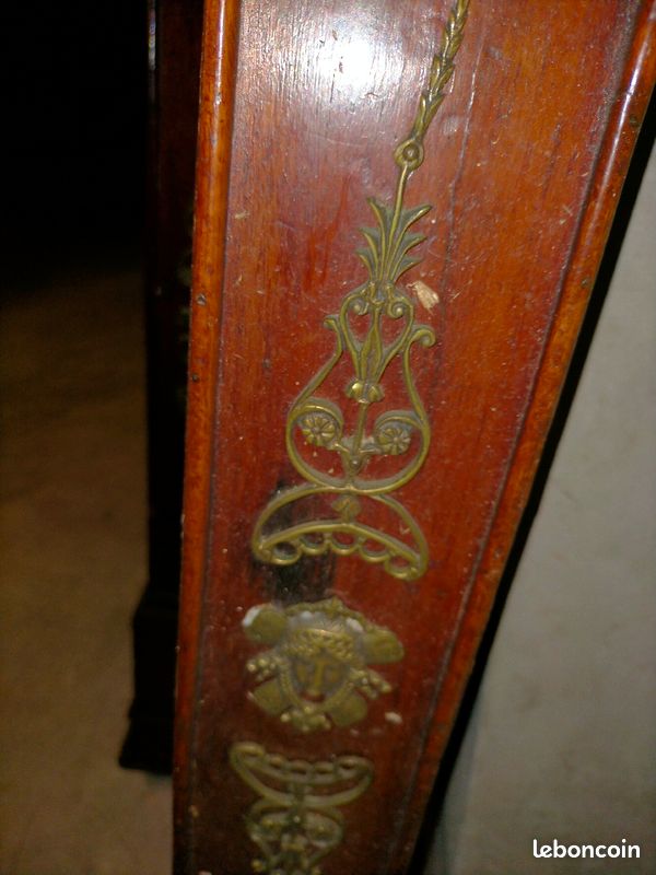 Lit empire acajou largeur 0,80 (image 3)