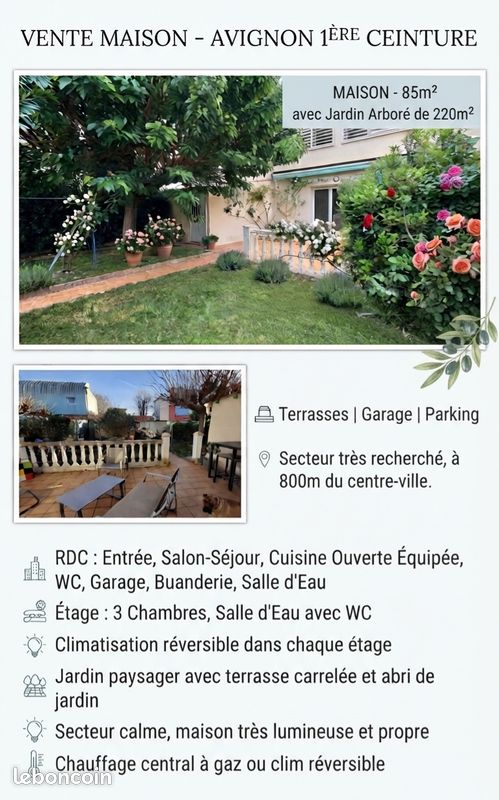 Maison 4 pièces 85 m² · à Avignon · 85 m² · 205 000 €
